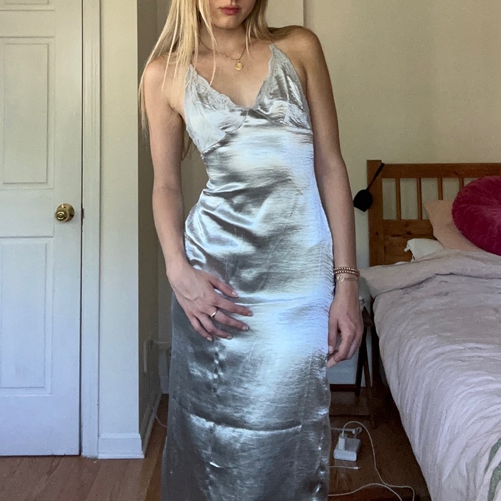Urban Outfitters Satin Slip Dress